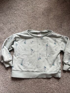 Carter's Mint Green Ballet Slouch Sweatshirt